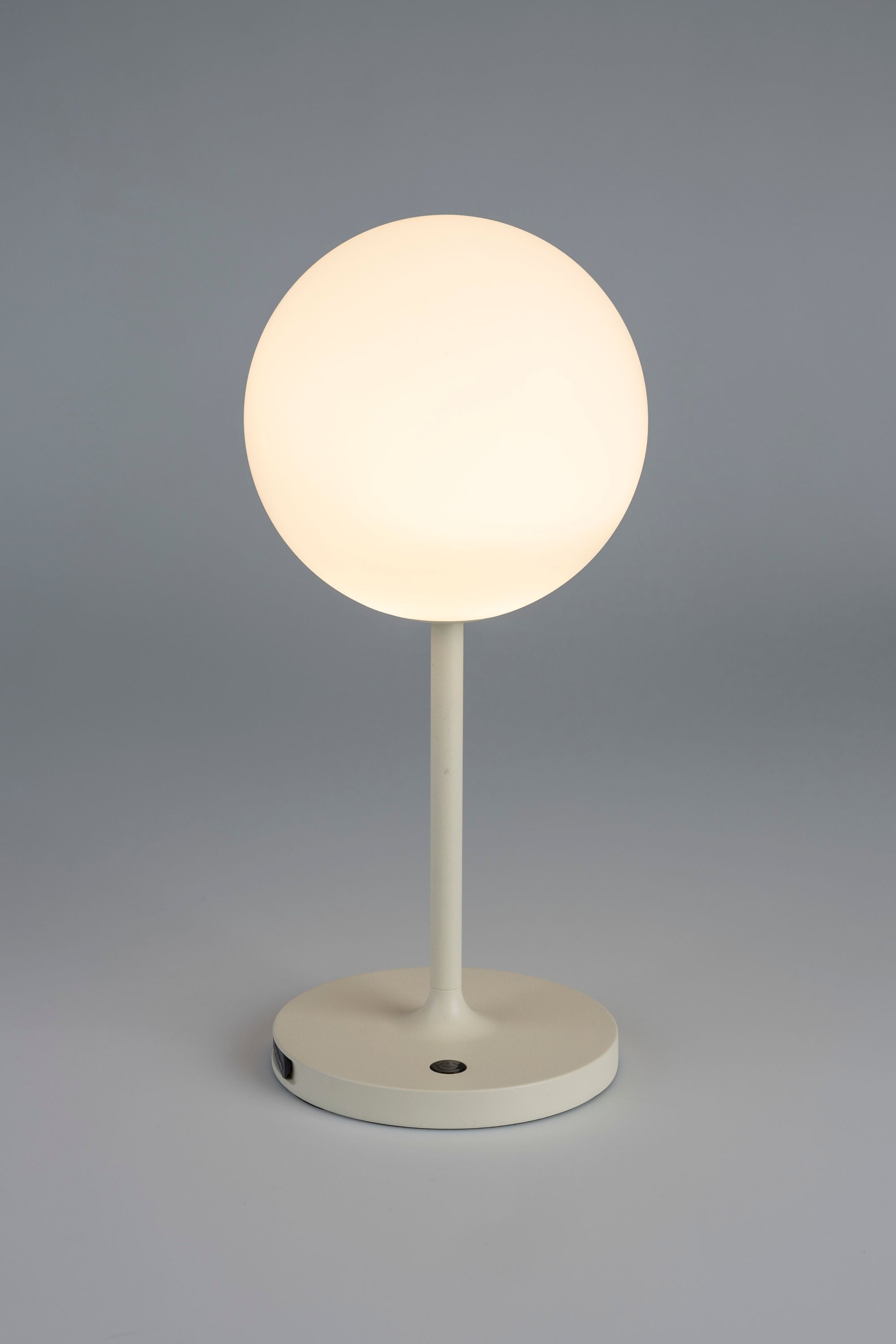 Hub Beige Orb Table Lamp
